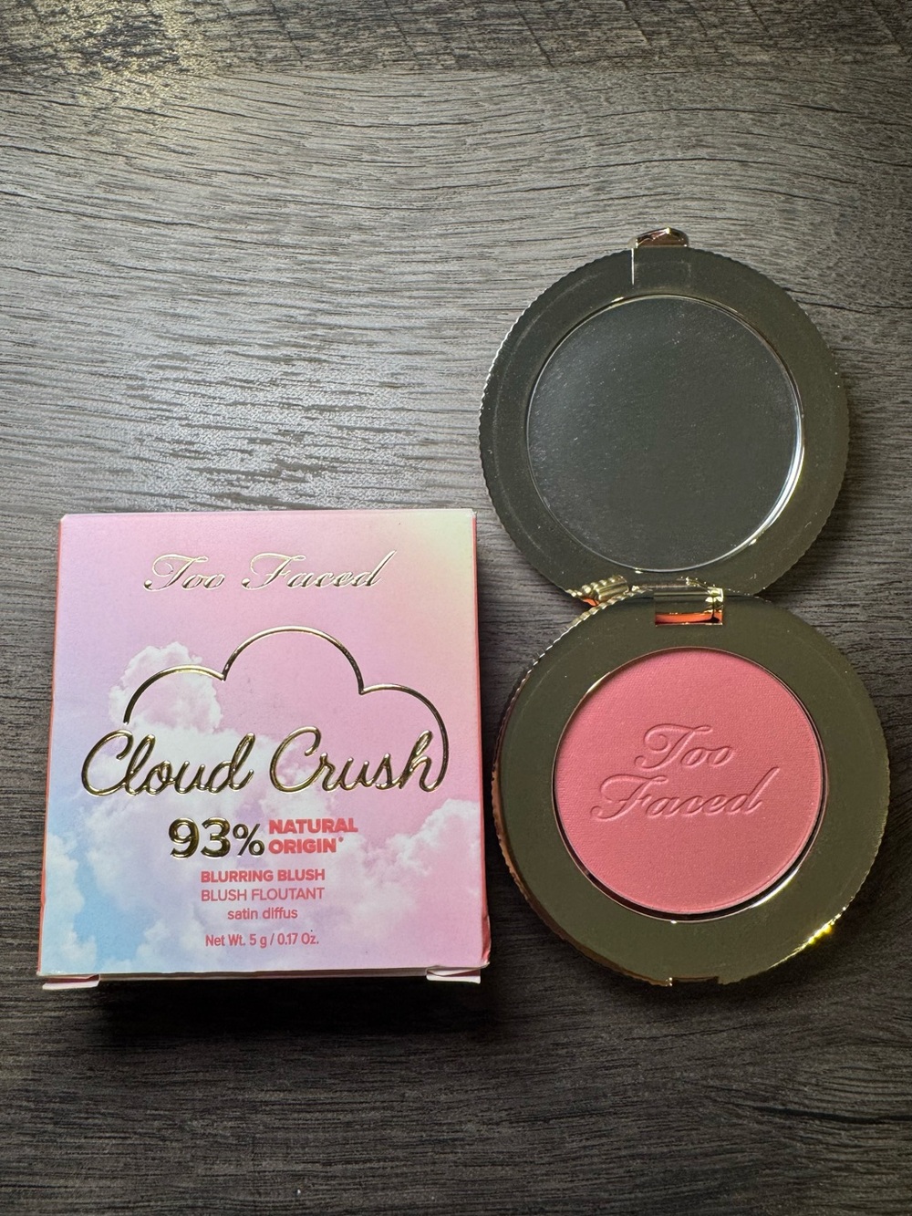 Too Faced Cloud Crush Blurring Blush – Golden Hour NIB